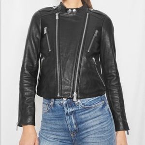 Anine Bing Bowie Leather Jacket - like new!